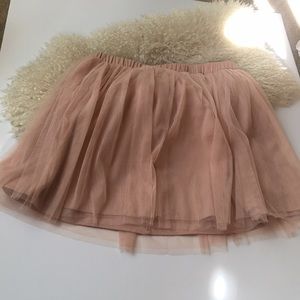 Nude ballerina skirt